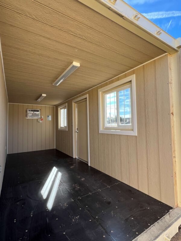 20FT Office Container – Mobile Site Office with Insulation, Windows, Electrical & Secure Doors