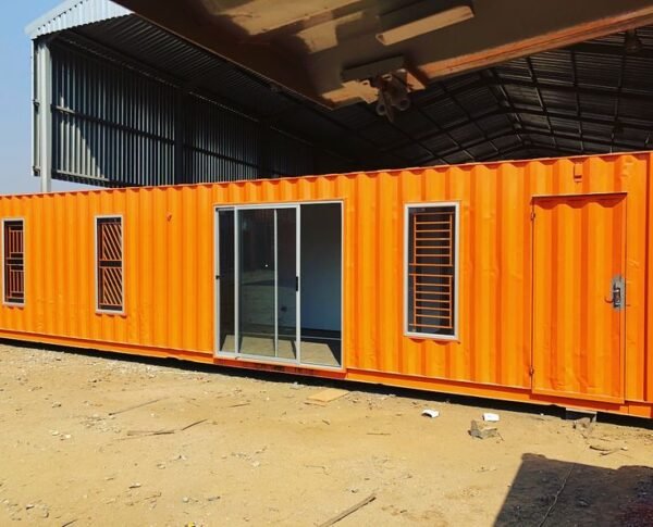 Our spring flavor orange office!!! Modern Container Homes – Affordable, Sustainable, and Stylish Living Solutions