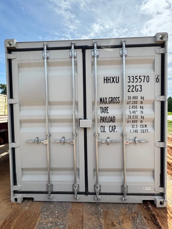 white-side-opening-gallery3 20FT Side Opening White Shipping Container – Full Side Access & Premium Finish